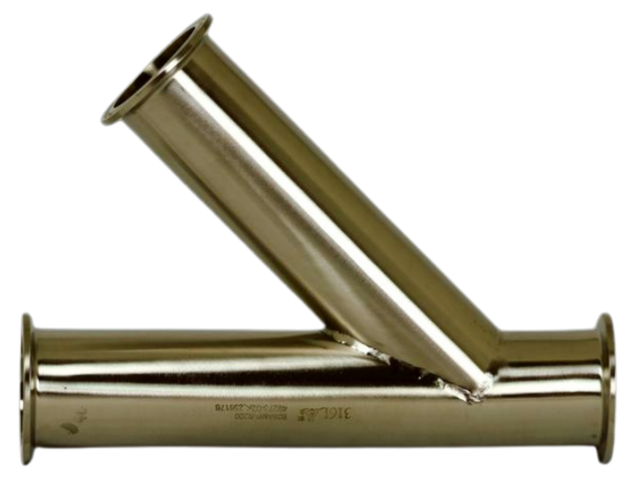 Stainless Steel Lateral Y Clamp with 3-A Sanitary Standard