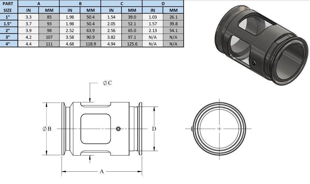 Compact Sight Glass
